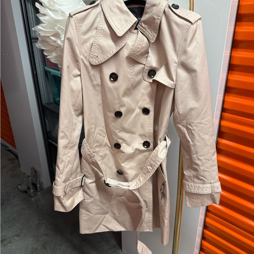 Coach Light blush quartz pink NWT Trench Coat